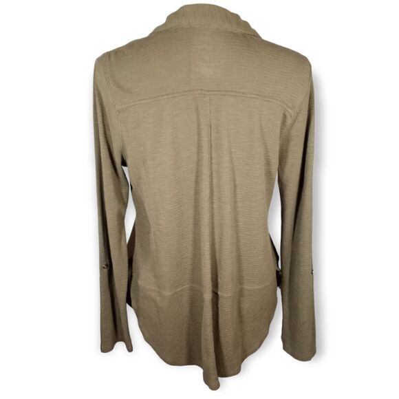 SONOMA ARMY GREEN TOP SZ.M EUC - Picture 3 of 4